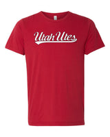 Utah Utes Premium Tri-Blend Tee Shirt - Script Utah Utes