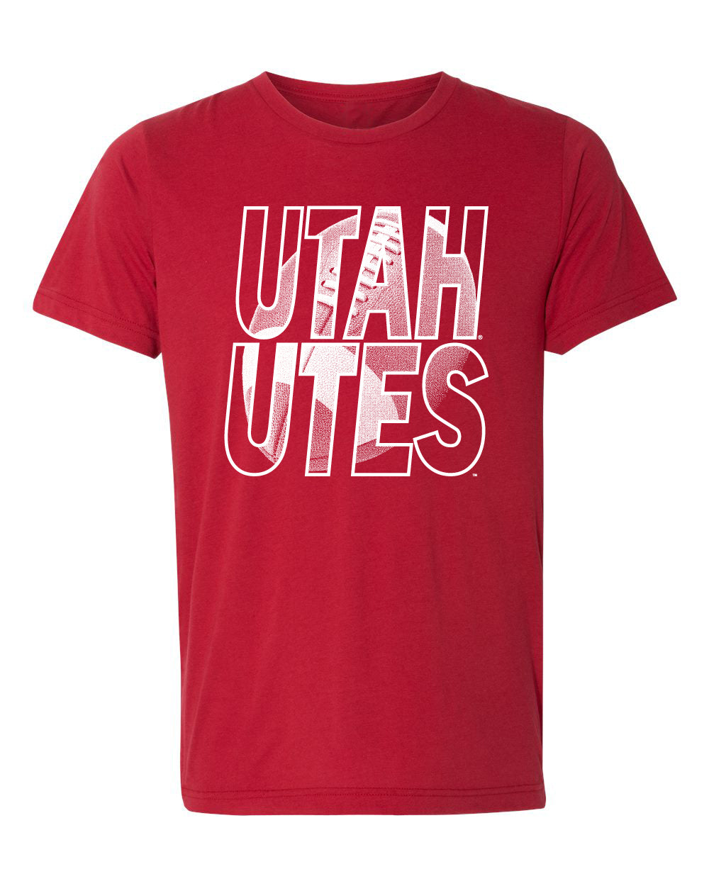 Utah Utes Premium Tri-Blend Tee Shirt - Utah Utes Football Image