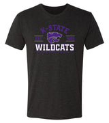 K-State Wildcats Premium Tri-Blend Tee Shirt - Arch K-State Wildcats EST 1863