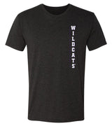 K-State Wildcats Premium Tri-Blend Tee Shirt - Vertical KSU Wildcats