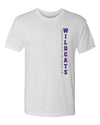 K-State Wildcats Premium Tri-Blend Tee Shirt - Vertical Kansas State Wildcats