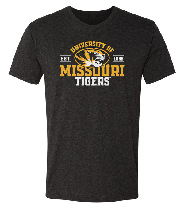 Missouri Tigers Premium Tri-Blend Tee Shirt - University of Missouri EST 1839