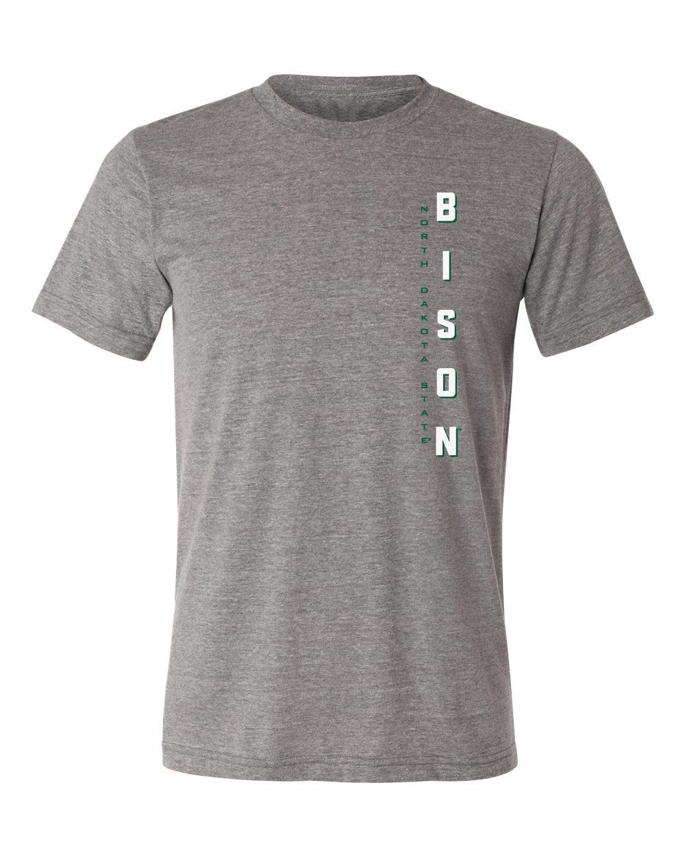 NDSU Bison Premium Tri-Blend Tee Shirt - Vert North Dakota State BISON