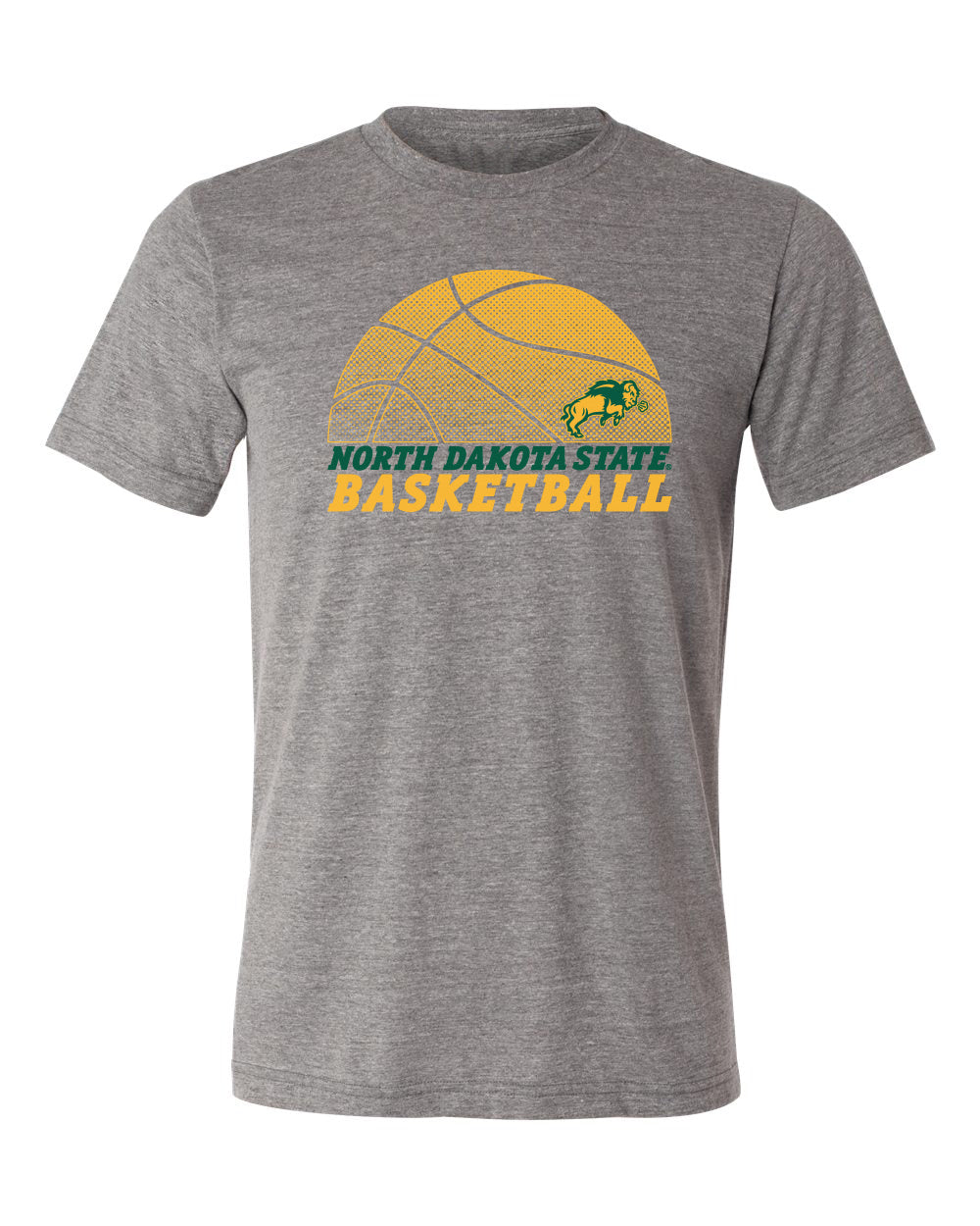 NDSU Bison Premium Tri-Blend Tee Shirt - North Dakota State Bison Basketball