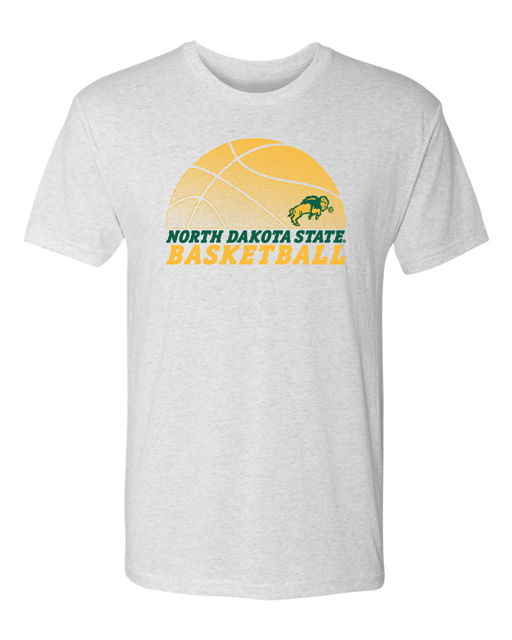 NDSU Bison Premium Tri-Blend Tee Shirt - North Dakota State Bison Basketball