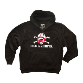 Nebraska Huskers Premium Fleece Hoodie - Classic Blackshirts Logo