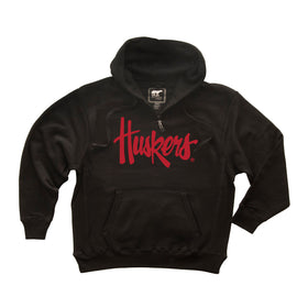 Nebraska Huskers Premium Fleece Hoodie - Legacy Script Huskers