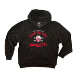 Nebraska Huskers Premium Fleece Hoodie - Script Blackshirts Throw The Bones