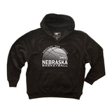 Nebraska Huskers Premium Fleece Hoodie - Nebraska Basketball Logo