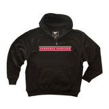 Nebraska Huskers Premium Fleece Hoodie - Nebraska Huskers Horiz Stripe