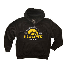 Iowa Hawkeyes Premium Fleece Hoodie - University of Iowa EST 1847