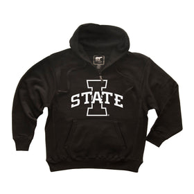Iowa State Cyclones Premium Fleece Hoodie - I-State Primary Logo Blackout