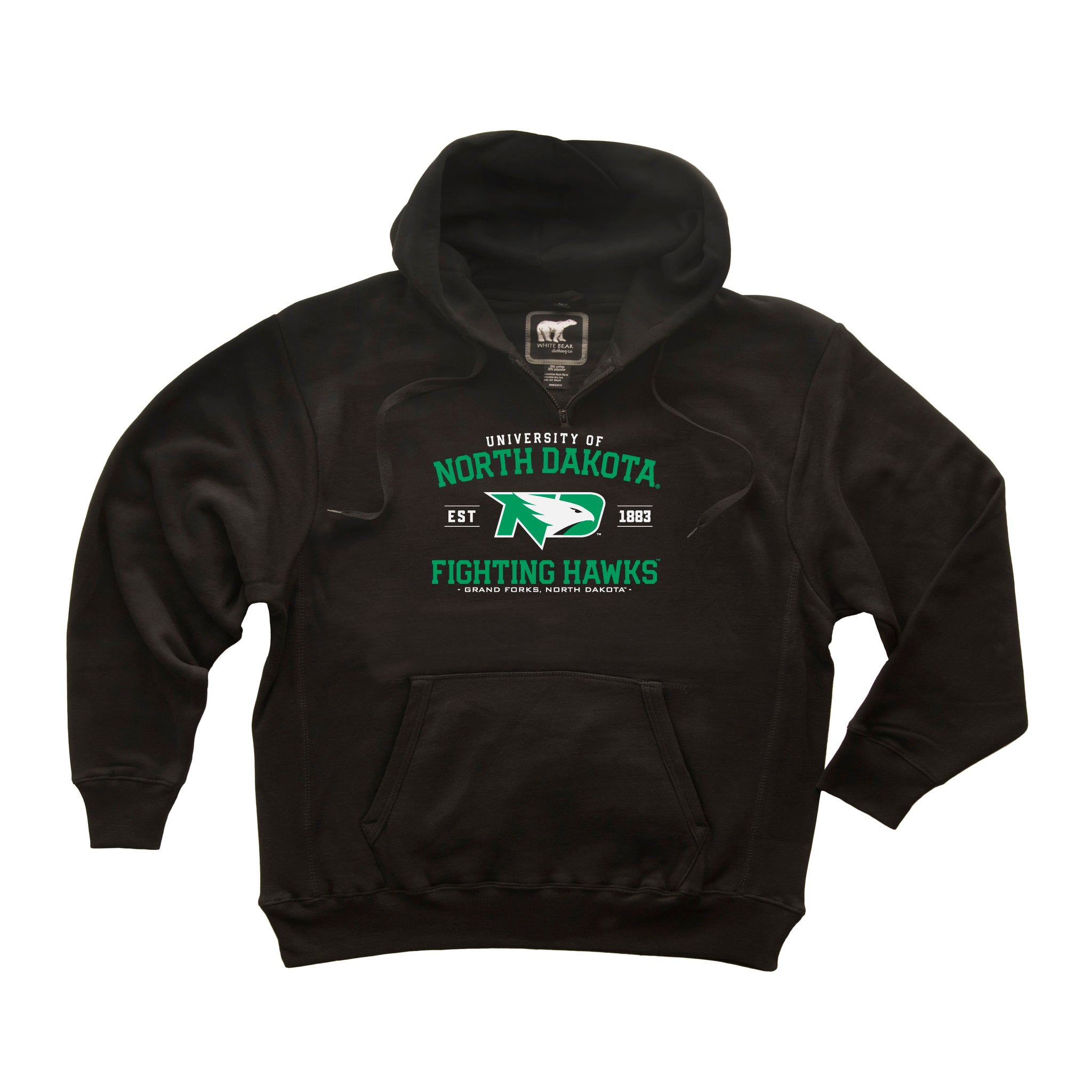 North Dakota Fighting Hawks Premium Fleece Hoodie - North Dakota