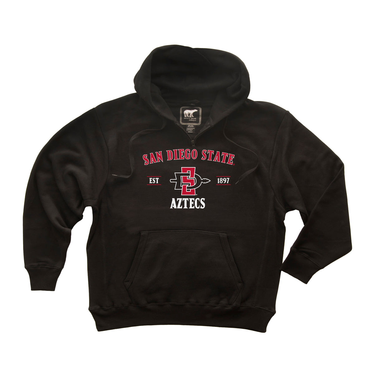 San Diego State Aztecs Premium Fleece Hoodie - SDSU Primary Logo