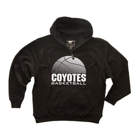 South Dakota Coyotes Premium Fleece Hoodie - Coyote Basketball