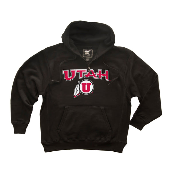 Utah Utes Premium Fleece Hoodie - Circle & Feather Logo