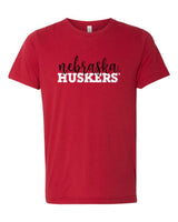 NEBRASKA HUSKERS TEE - HUSKER FAN TEE