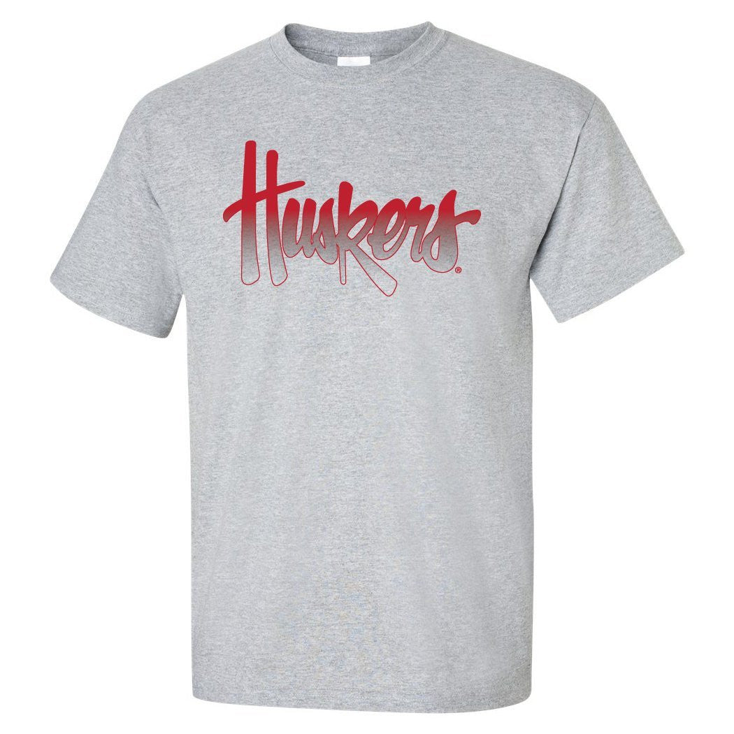 Nebraska Cornhuskers Legacy Script "Huskers" Tee Shirt