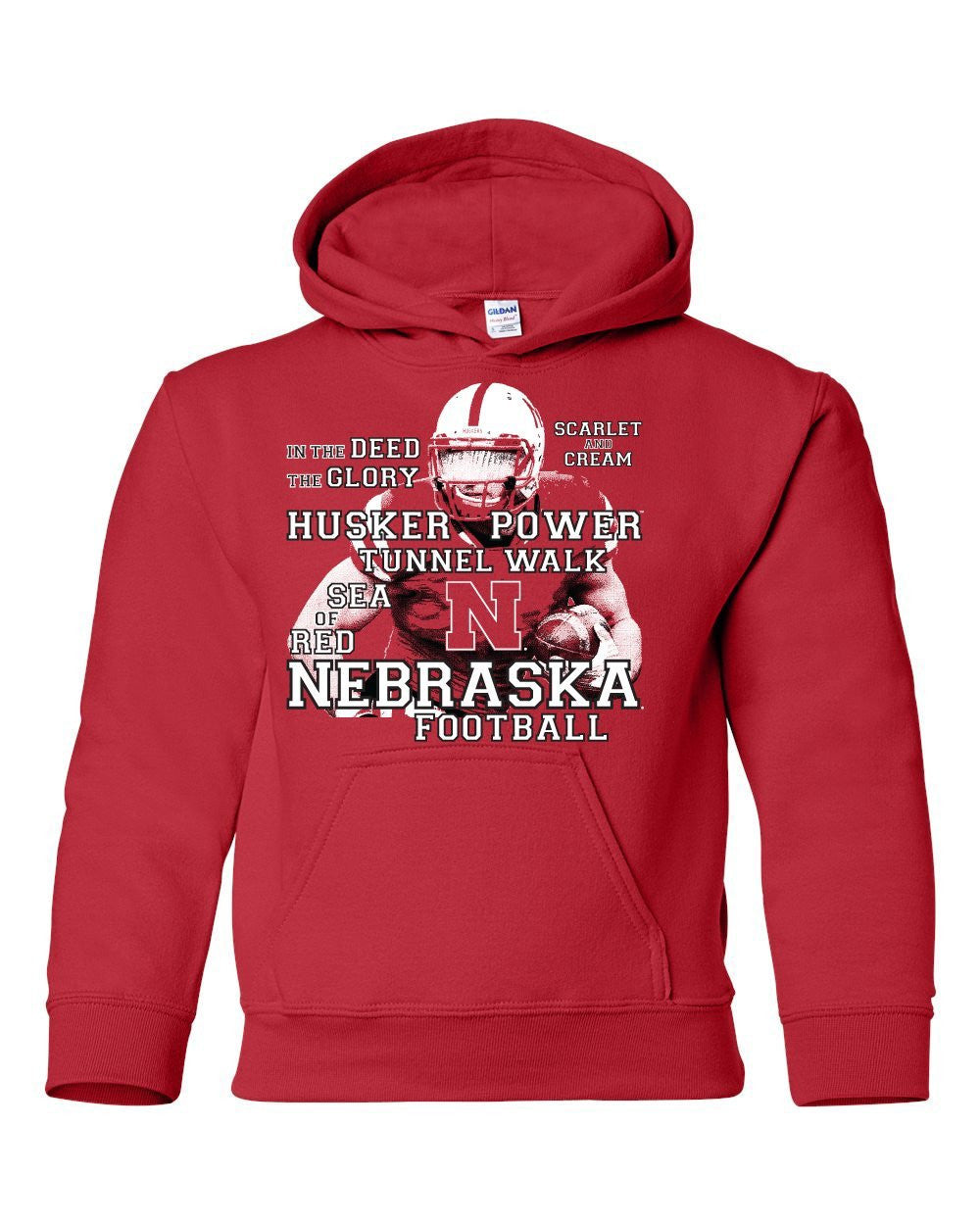 Nebraska Cornhuskers Football Traditions Youth Hooded Sweatshirt