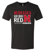Premium Ultra-Soft Tri-Blend Nebraska Cornhuskers "Expect Excellence" Tee Shirt