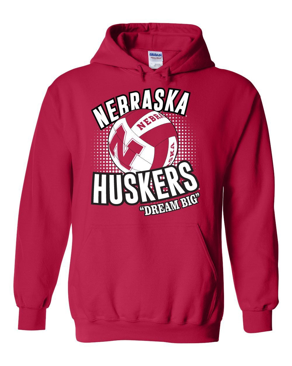 Nebraska Huskers Volleyball "Dream Big" Hooded Sweatshirt