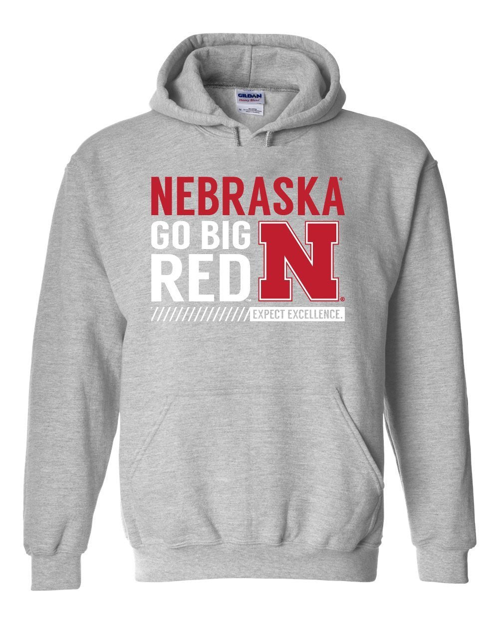 Nebraska Cornhuskers "Expect Excellence" Hooded Sweatshirt