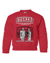 Nebraska Cornhuskers Football Tradition Lives Here Berringer & Osborne Youth Crewneck Sweatshirt