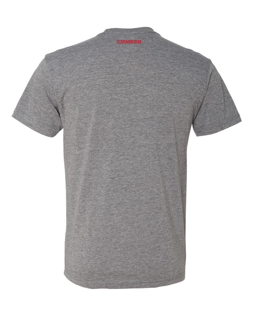 Premium Ultra-Soft Tri-Blend Nebraska Cornhuskers "Nebraska N GO BIG RED" Tee Shirt