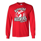Nebraska Huskers Volleyball "Dream Big" Long Sleeve Tee Shirt