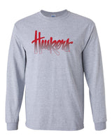 Nebraska Cornhuskers Legacy Script "Huskers" Long Sleeve Tee Shirt