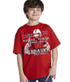 Nebraska Cornhuskers Football Traditions Youth Boys Tee Shirt