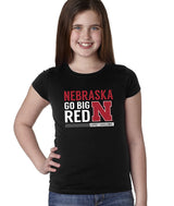 Nebraska Cornhuskers "Expect Excellence" Youth Girls Tee Shirt