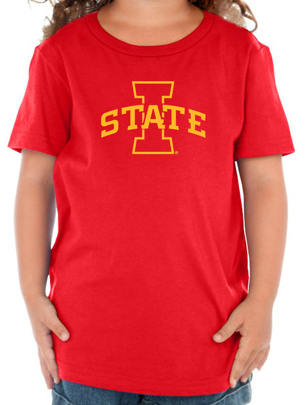 Iowa State Cyclones Toddler Tee Shirt - I-State Primary Logo Gold Ink