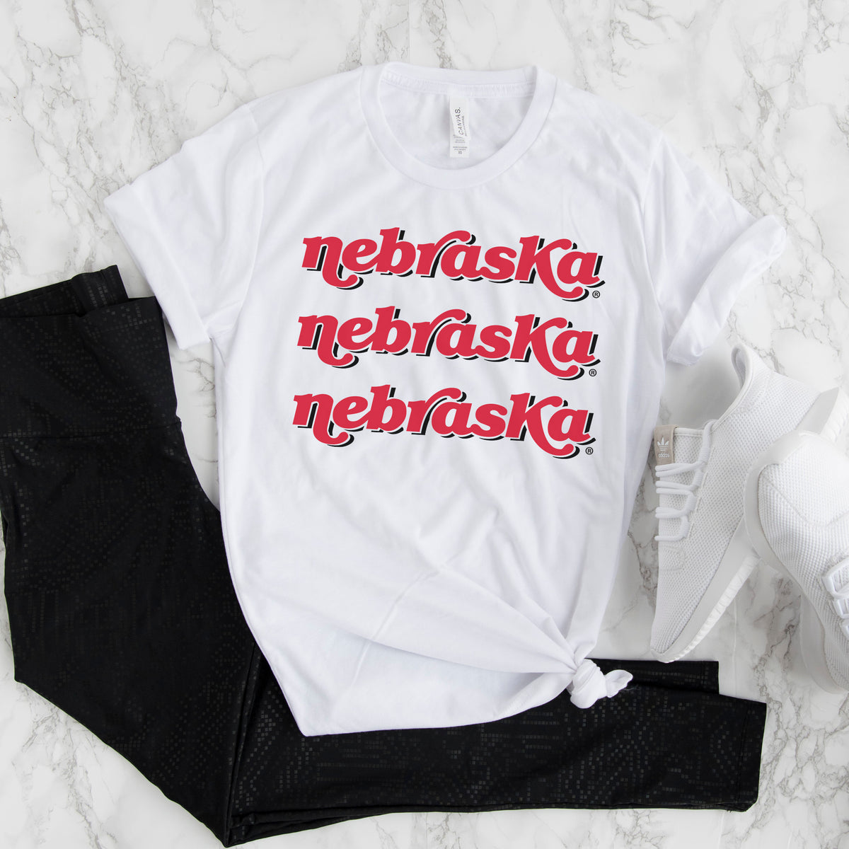 VINTAGE NEBRASKA PRINT - NEBRASKA TEE SHIRT