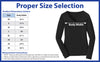 Women's NDSU Bison Long Sleeve V-Neck Tee Shirt - NDSU Bison 3-Stripe