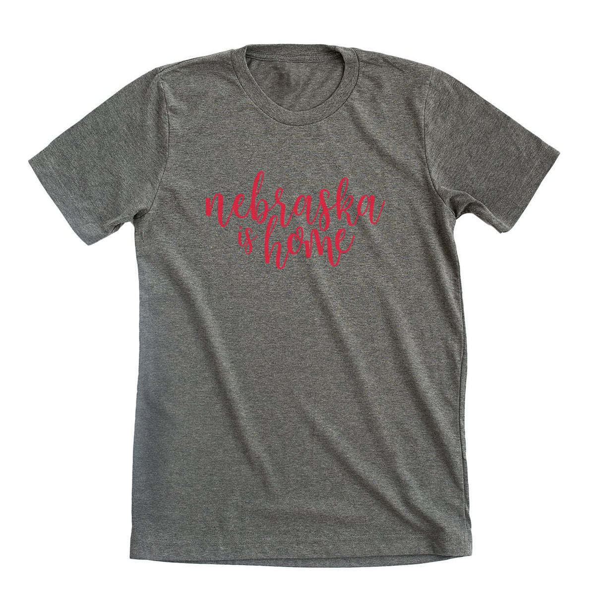 NEBRASKA IS HOME TEE - NEBRASKA STATE SHIRT