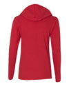 Women's Miami University RedHawks Long Sleeve Hooded Tee Shirt - Vertical Miami Univeristy RedHawks