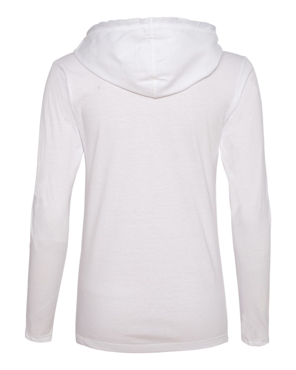 Women's Iowa Hawkeyes Long Sleeve Hooded Tee Shirt - Striped HAWKEYES Football Laces