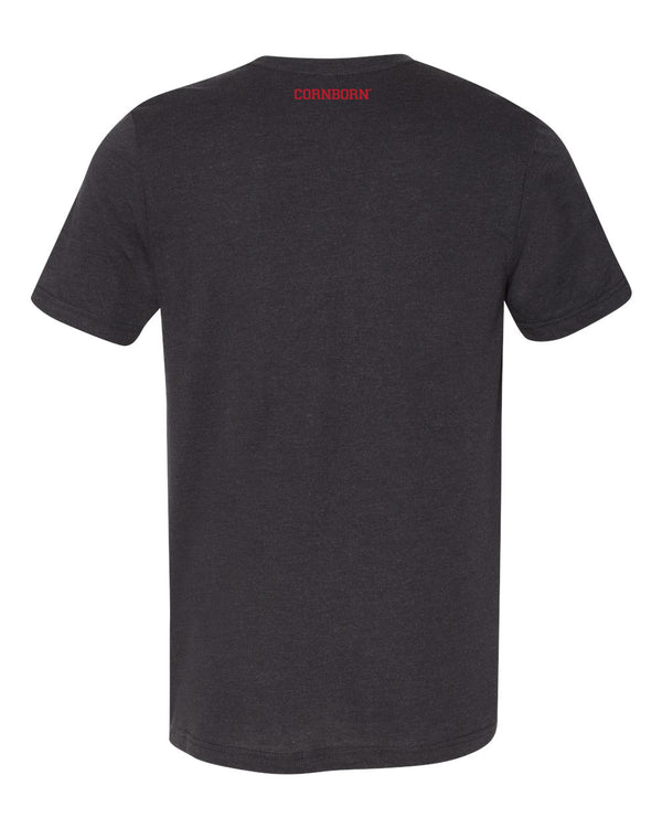 Nebraska Tee Shirt Premium Tri-Blend - CORNBORN - Forever a Nebraskan