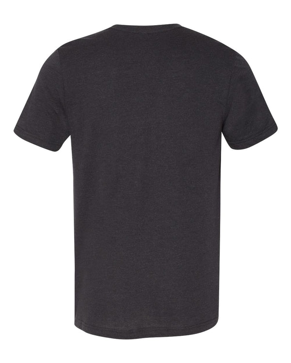 NDSU Bison Premium Tri-Blend Tee Shirt - Striped NDSU Football Laces