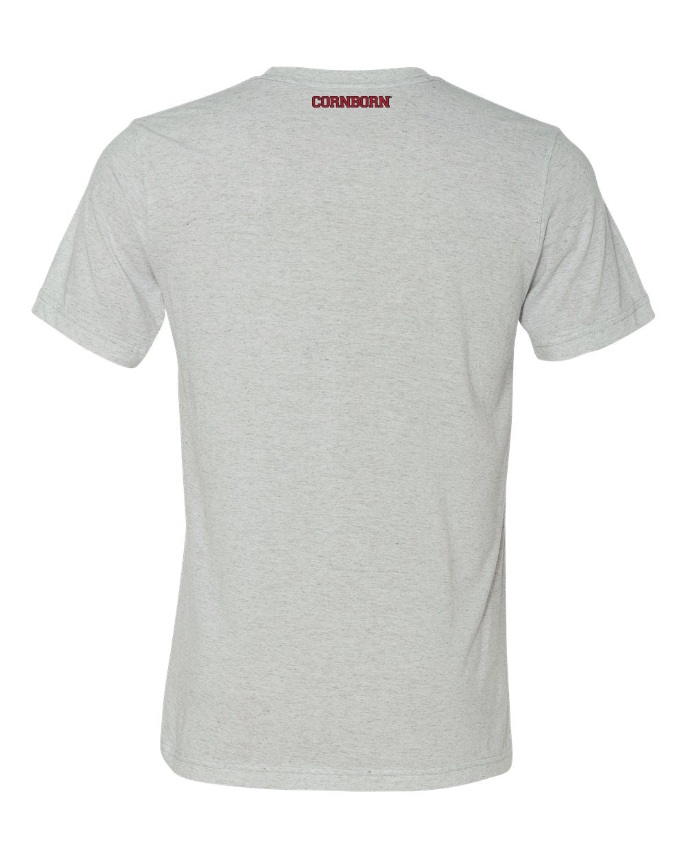 Nebraska Huskers Premium Tri-Blend Tee Shirt - Vertical Stripe Script Huskers