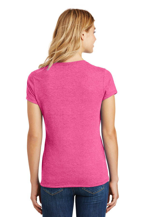 Women's Nebraska Huskers Stacked LOVE N RED Premium Tri-Blend Tee Shirt