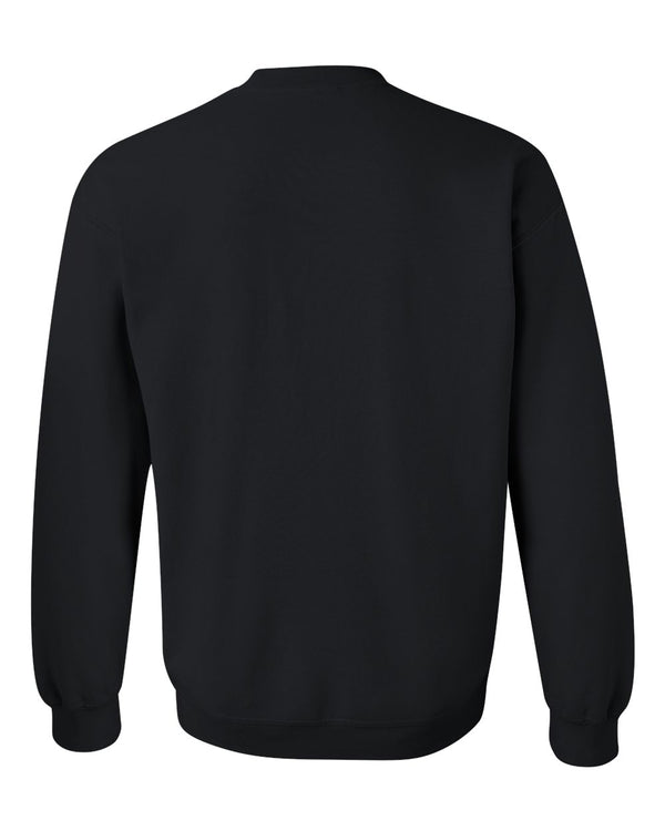 Omaha Mavericks Crewneck Sweatshirt - Omaha Mavericks with Bull and Primary Logo on Black