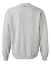 Nebraska Huskers Crewneck Sweatshirt - Vertical Nebraska Red & White Fade