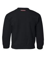Nebraska Huskers Youth Crewneck Sweatshirt - Vertical Nebraska Red & White Fade