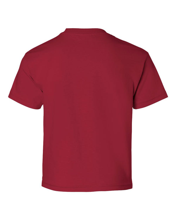 Iowa State Cyclones Boys Tee Shirt - Primary Logo White on Cardinal