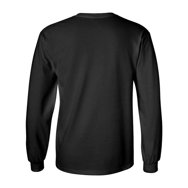 NDSU Bison Long Sleeve Tee Shirt - Bison Logo Vertical Stripe