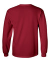 Iowa State Cyclones Long Sleeve Tee Shirt - ISU Fade Gold on Cardinal