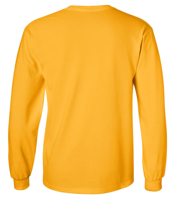 Iowa Hawkeyes Long Sleeve Tee Shirt - Striped Hawkeyes Football Laces