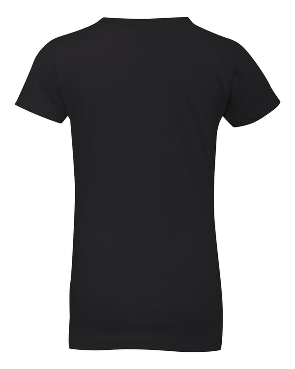 Utah Utes Girls Tee Shirt - U of U Arch with Circle Feather Logo